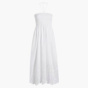 Hill House Roxie long maxi dress white eyelet